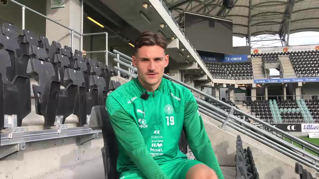 William Kurtovic dagen derpå etter seier over Sandefjord